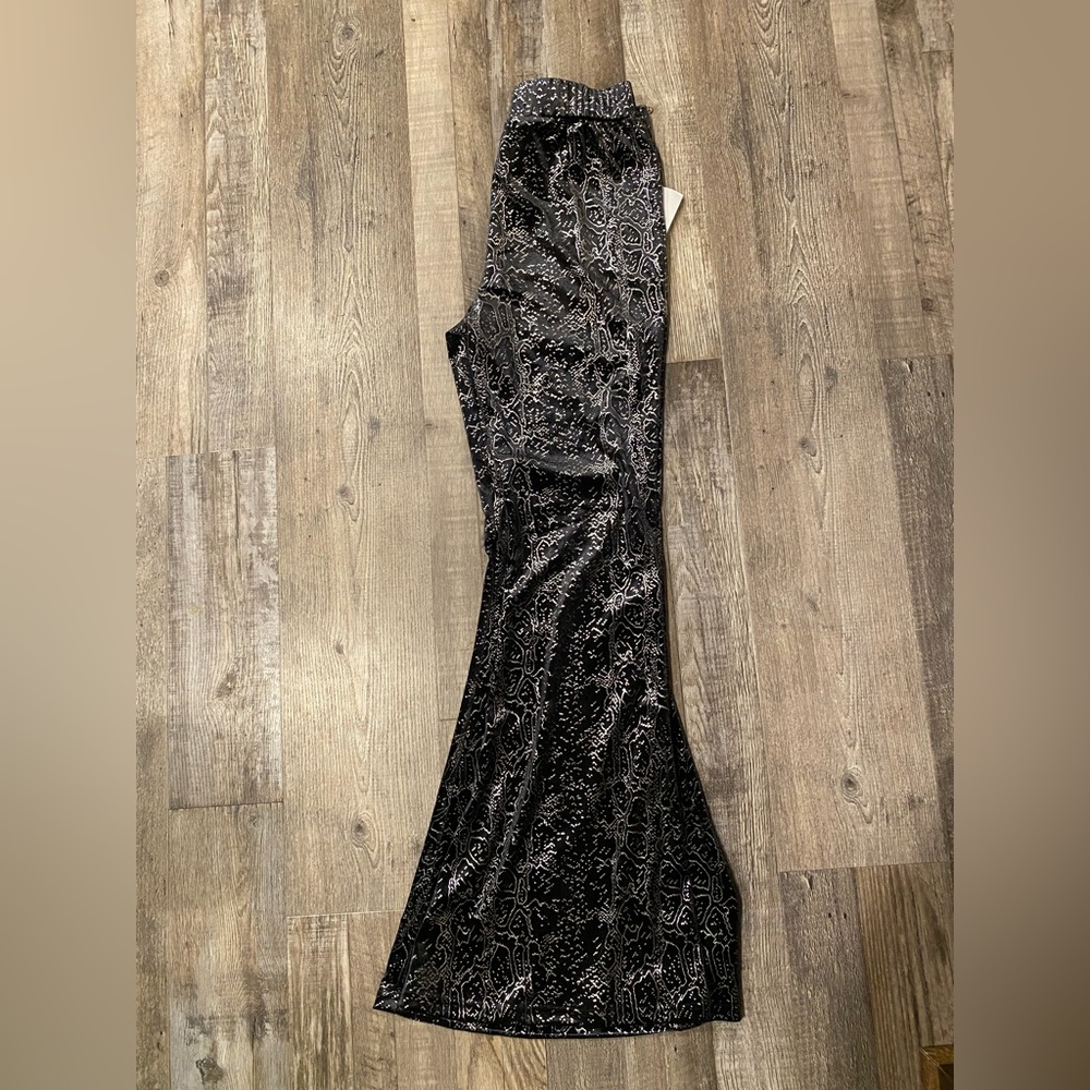 Ariat NWT Python Velour Bell Bottom Pant